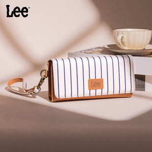 LEE56-004   Lee Striped Collection Trifold Wallet/Wristlet