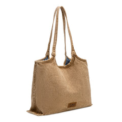 LEE63-001    LEE  Denim Canvas Tote Bag/Shoulder Bag - Light Brown