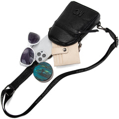 MC-2833 Milan Chiva Sling Bag/Crossbody/Chest Bag - Black