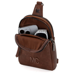 MC-2833 Milan Chiva Sling Bag/Crossbody/Chest Bag - Brown