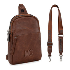 MC-2833 Milan Chiva Sling Bag/Crossbody/Chest Bag - Brown