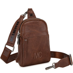 MC-2833 Milan Chiva Sling Bag/Crossbody/Chest Bag - Brown