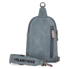 MC-2833 Milan Chiva Sling Bag/Crossbody/Chest Bag - Jean
