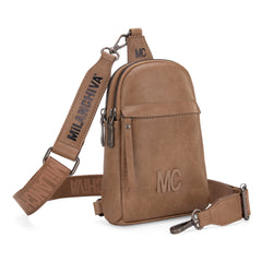 MC-2833 Milan Chiva Sling Bag/Crossbody/Chest Bag - Khaki