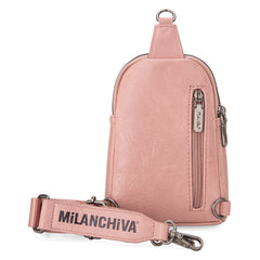 MC-2833 Milan Chiva Sling Bag/Crossbody/Chest Bag - Pink