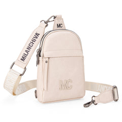 MC-2833 Milan Chiva Sling Bag/Crossbody/Chest Bag -White