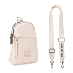MC-2833 Milan Chiva Sling Bag/Crossbody/Chest Bag -White
