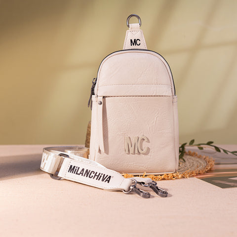 MC-2833 Milan Chiva Sling Bag/Crossbody/Chest Bag -White
