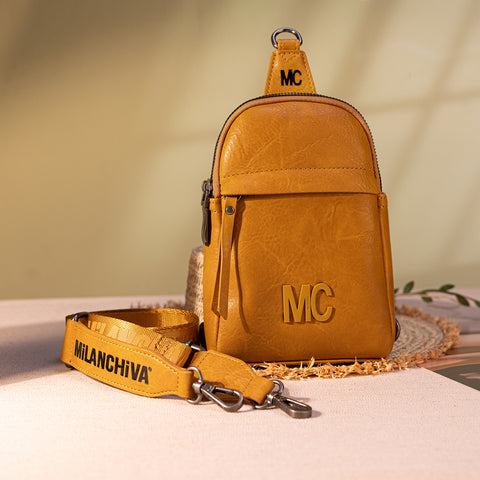 MC-2833 Milan Chiva Sling Bag/Crossbody/Chest Bag - Yellow