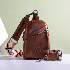 MC-3352  Milan Chiva  Sling Bag/Crossbody/Chest Bag - Brown