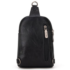 MC-3352  Milan Chiva  Sling Bag/Crossbody/Chest Bag -Black