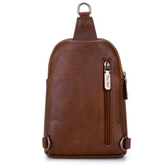 MC-3352  Milan Chiva  Sling Bag/Crossbody/Chest Bag - Light Brown