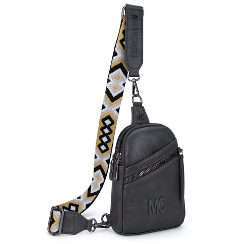MC-3352  Milan Chiva  Sling Bag/Crossbody/Chest Bag -Grey