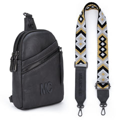 MC-3352  Milan Chiva  Sling Bag/Crossbody/Chest Bag -Grey