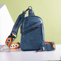 MC-3352  Milan Chiva  Sling Bag/Crossbody/Chest Bag -Jean