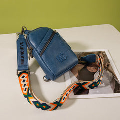 MC-3352  Milan Chiva  Sling Bag/Crossbody/Chest Bag -Jean