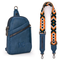MC-3352  Milan Chiva  Sling Bag/Crossbody/Chest Bag -Jean