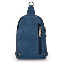 MC-3352  Milan Chiva  Sling Bag/Crossbody/Chest Bag -Jean