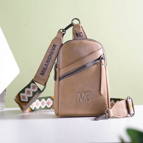 MC-3352  Milan Chiva  Sling Bag/Crossbody/Chest Bag -Khaki