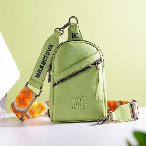 MC-3352  Milan Chiva  Sling Bag/Crossbody/Chest Bag -Light Green
