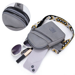 MC-3352  Milan Chiva  Sling Bag/Crossbody/Chest Bag -Light Grey