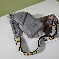 MC-3352  Milan Chiva  Sling Bag/Crossbody/Chest Bag -Light Grey