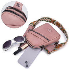 MC-3352  Milan Chiva  Sling Bag/Crossbody/Chest Bag - Pink