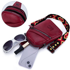 MC-3352  Milan Chiva  Sling Bag/Crossbody/Chest Bag -Red