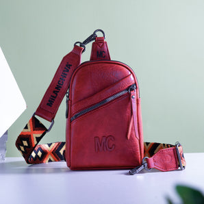 MC-3352 Milan Chiva Sling Bag/Crossbody/Chest Bag - Red