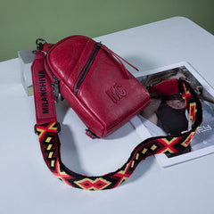 MC-3352  Milan Chiva  Sling Bag/Crossbody/Chest Bag -Red