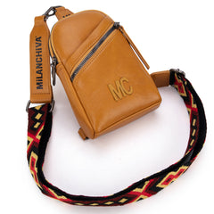 MC-3352  Milan Chiva  Sling Bag/Crossbody/Chest Bag -Yellow