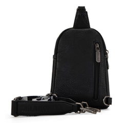 MC-3354  Milan Chiva  Sling Bag/Crossbody/Chest Bag -Black
