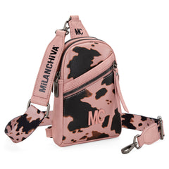 MC-3354  Milan Chiva  Sling Bag/Crossbody/Chest Bag -Pink