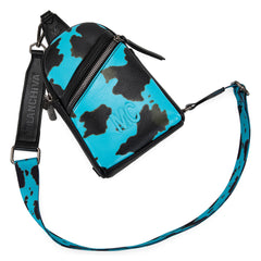 MC-3354  Milan Chiva  Sling Bag/Crossbody/Chest Bag -Turquoise