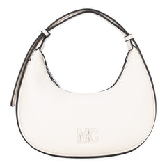 MC- 427   Milan Chiva Crescent Bag/Shoulder Bag - Off-White