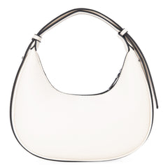 MC- 427   Milan Chiva Crescent Bag/Shoulder Bag - Off-White