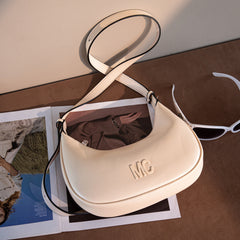 MC-427   Milan Chiva Crescent Bag/Shoulder Bag - Tan