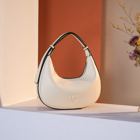 MC-427   Milan Chiva Crescent Bag/Shoulder Bag - Tan