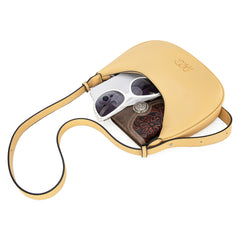 MC-427   Milan Chiva Crescent Bag/Shoulder Bag - Yellow