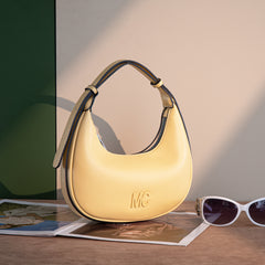 MC-427   Milan Chiva Crescent Bag/Shoulder Bag - Yellow
