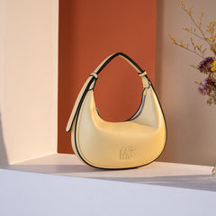 MC-427   Milan Chiva Crescent Bag/Shoulder Bag - Yellow