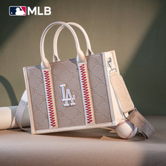 MLB-LA100-100  MLB Los Angeles Dodgers Team Whipstitch Tote/Crossbody