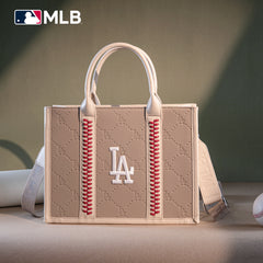 MLB-LA100-100  MLB Los Angeles Dodgers Team Whipstitch Tote/Crossbody