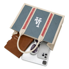 MLB-LA100-100  MLB Los Angeles Dodgers Team Whipstitch Tote/Crossbody