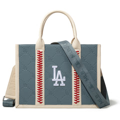 MLB-LA100-100  MLB Los Angeles Dodgers Team Whipstitch Tote/Crossbody