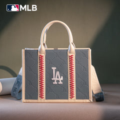 MLB-LA100-100  MLB Los Angeles Dodgers Team Whipstitch Tote/Crossbody
