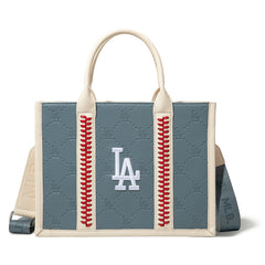 MLB-LA100-100  MLB Los Angeles Dodgers Team Whipstitch Tote/Crossbody
