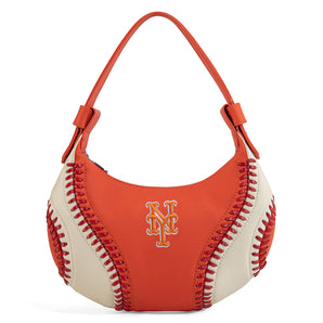 MLB-MT101 MLB New York Mets Team Hobo Bag/Shoulder Bag
