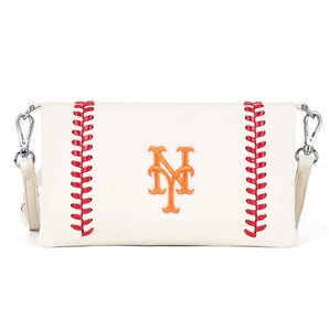 MLB-MT106 MLB New York Mets Team Bi-Fold Clutch/Crossbody