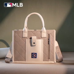 MLB-NY100-100   MLB New York Yankees Team Whipstitch Tote/Crossbody